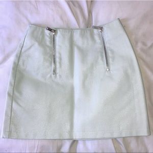 NWOT Faux Leather F21 Mini Skirt